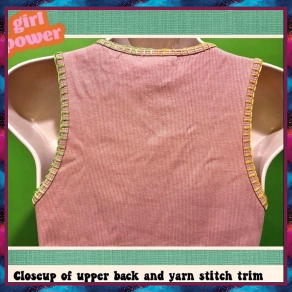 NWT JRS XS RIBBED COTTON TANK TOP EMBELLISHED/SEQUINS/BEADS/YARN - Picture 6 of 14